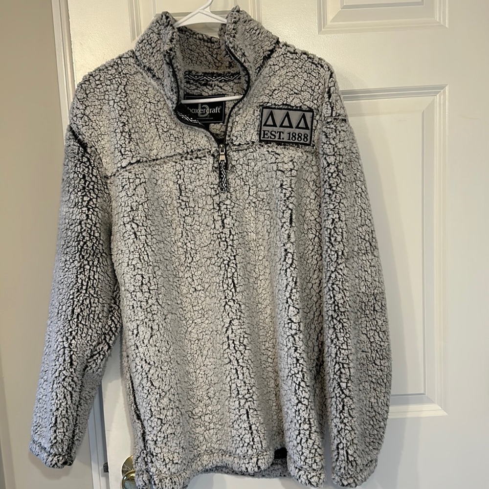 Half zip sherpa